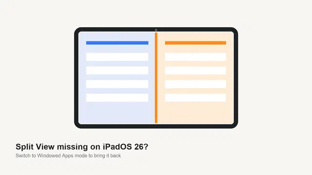 How to Fix Split View Not Working on iPadOS 26